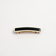Clarissa Barrette Black with white