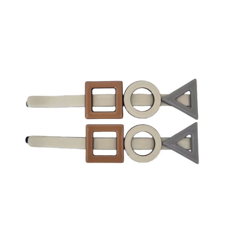 Geometrical Slides Cream, Tan and Sage