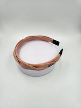 Load image into Gallery viewer, Thin Linen Twist Headband Pink
