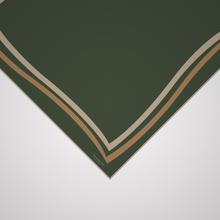 Load image into Gallery viewer, Classique Olive Green with Tan Border
