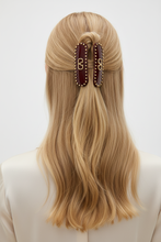 Load image into Gallery viewer, Valerie Barrette Clip Burgundy
