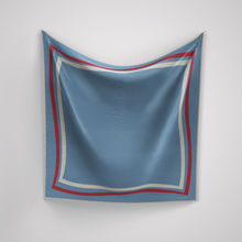 Load image into Gallery viewer, Classique Blue with Red &amp; Cream
