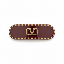 Load image into Gallery viewer, Valerie Barrette Clip Burgundy
