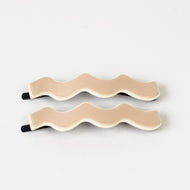 Whitney Slides Beige and White