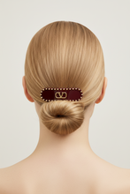 Load image into Gallery viewer, Valerie Barrette Clip Burgundy

