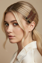 Load image into Gallery viewer, Penelope Slide Clips Brown
