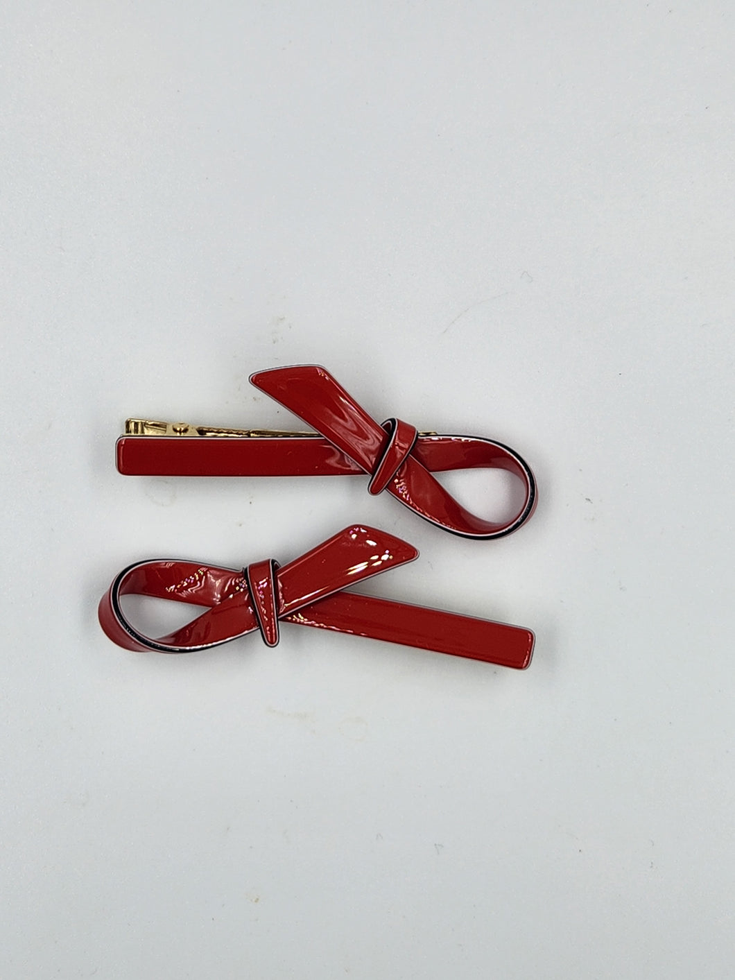 Summer Bow Clips Red