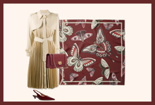 Load image into Gallery viewer, Whimsical wings in Deep wine
