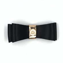 Load image into Gallery viewer, Rita pleather bow black
