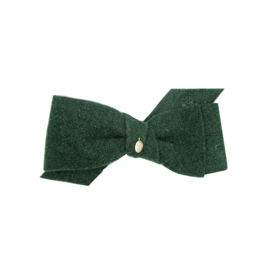Winter Woollen Kate Bow - Green