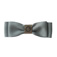 Ella Herringbone Bow Sage