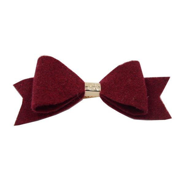 Ruby Bow Dark Red