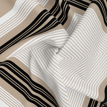 Load image into Gallery viewer, Geometrical fusion in Beige and Black
