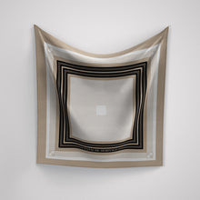 Load image into Gallery viewer, Geometrical fusion in Beige and Black
